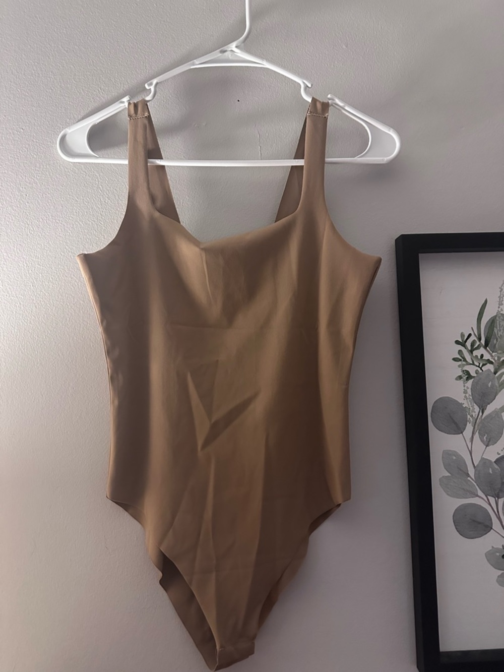 Lizette Collection Mocha Neutral Tan Bodysuit